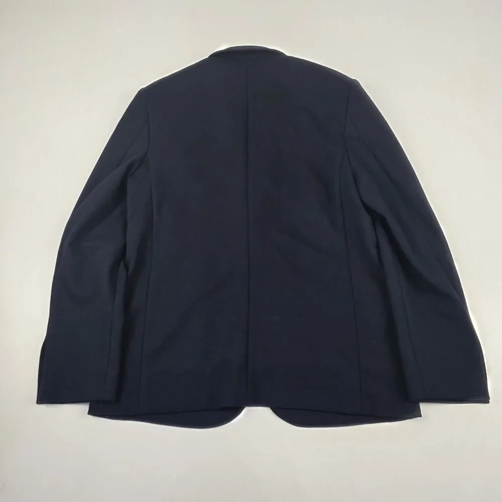 J.Crew Blazer Navy Blue jacket Sasual knit Medium 38 suit Wool Sport Coat NWT‎